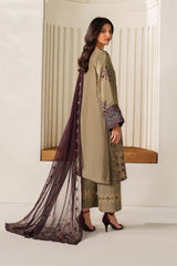 Iznik Festive Formals '26 | UE-614 Embroidered Ramen Silk