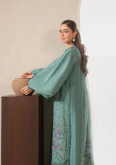 Elaf E-CRAFT - CHIKANKARI LAWN WITH CHIFFON DUPATTA '26 | EHC-1B WILLOW