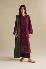 Iznik Winter Chapter '25 | UE-579 Embroidered Khaddar