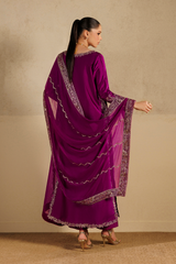 Iznik Formals | UE-736 Embroidered Sheesha Silk