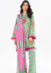 Winter Collection '24 | FW-49-24-GREEN | 3PC Embroidered Khaddar Suit