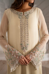 Iznik | Luxury Formal | UE-413 Embroidered Chiffon