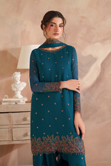 Iznik Chinon Chiffon | CC-85 Embroidered Chiffon