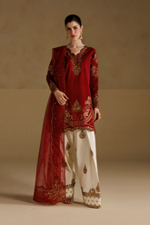 Iznik Formals | UE-734 Embroidered Ramen Silk