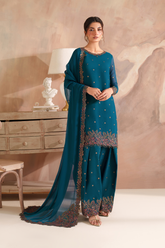 Iznik Chinon Chiffon | CC-85 Embroidered Chiffon