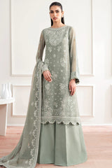 Farasha | Ash Green | Festive Formal