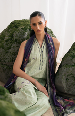 Seran Nysa - Unstitched Cambric Edit - '26 | Celadon