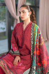 Autumn Winter Vol-01 Collection'24 By Sahar Crimson Petal
