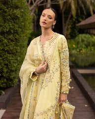Zinnia Luxury Lawn '25 | Azalea | 3PC Embroidered Lawn Suit
