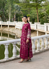 Elaf Signature Embroidered Lawn with Chiffon Collection Vol II '26 | ESG-2A NORA