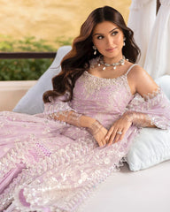 Zinnia Luxury Lawn '25 | Soma | 3PC Embroidered Lawn Suit