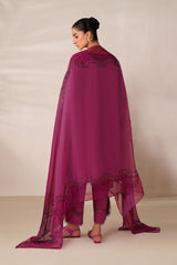 Iznik Ramadan Edit | UE-593 Embroidered Textured Lawn