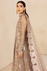 Farasha Misty Grace premium formal dress with embroidered net dupatta