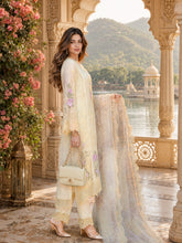 Nooriyah Luxury Embroidered Chiffon By Noor By Saadia Asad | D5 - Pale Yellow