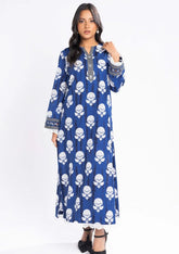 Winter Collection '24 | FW 53.1-24-Blue | 2PC Printed Khaddar Suit
