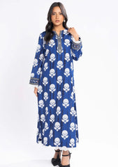 Winter Collection '24 | FW 53.1-24-Blue | 2PC Printed Khaddar Suit