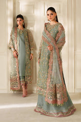 Baroque |   CH14-06 | EMBROIDERED NET UNSTITCHED