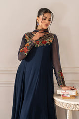 Iznik | Luxury Formal | UE-412 Embroidered Chiffon