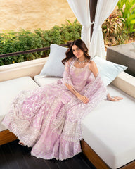 Zinnia Luxury Lawn '25 | Soma | 3PC Embroidered Lawn Suit