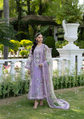 Elaf Signature Embroidered Lawn with Chiffon Collection Vol II '26 | ESG-1B BIANCA