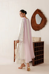 Farasha | Veira Raw Silk '26 | Lunaire Pearl