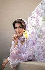 Seran Afsanah - Unstitched Lawn 26 Nima