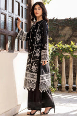 BAHAAR Embroidered Lawn '25 | Midnight Glow | 3PC Luxury Lawn Suit