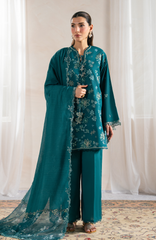 SERAN Luxury Unstitched LAWN | Teyra