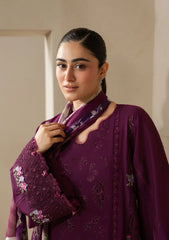 Elaf E-CRAFT - CHIKANKARI LAWN WITH CHIFFON DUPATTA '26 | EHC-2B CASSIS