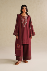 Iznik Winter Chapter '25 | UE-588 Embroidered Khaddar