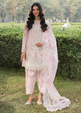 Sardinia Tales Of Petals Luxury Lawn '26 | PINK BREEZE