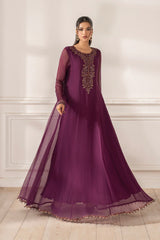 Iznik | Luxury Formal | UE-480 Embroidered Chiffon