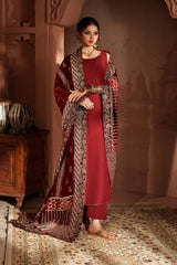 Iznik unstitched velvet outfit at Highway Fashion