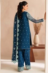 Farasha | Cobalt Haze | unstitched Formals ’25