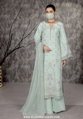 Flossie | SA-06 | Raw Silk Embroidered Collection 2025