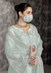 Flossie | SA-06 | Raw Silk Embroidered Collection 2025