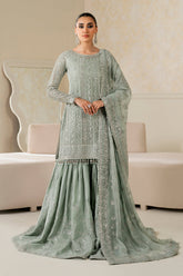 Baroque Formal | EMBROIDERED CHIFFON UF-4160