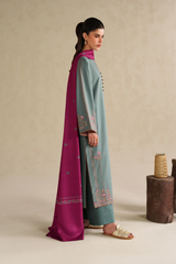 Iznik Winter Chapter '25 | UE-589 Embroidered Khaddar