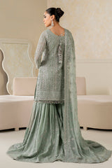 Baroque Formal | EMBROIDERED CHIFFON UF-4160