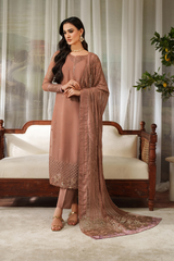 Iznik Chinon Chiffon | CC-87 Embroidered Chiffon