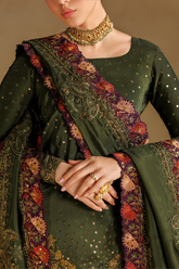 Iznik Formals | UE-732 Embroidered Ramen Silk