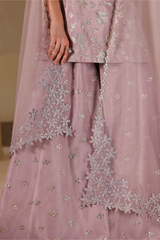 Iznik Formals | UE-730 Embroidered Ramen Silk