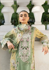 Elaf Signature Embroidered Lawn with Chiffon Collection Vol II '26 | ESG-1A ELARA
