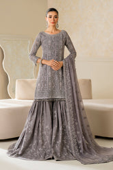 Baroque Formal | EMBROIDERED CHIFFON UF-4161