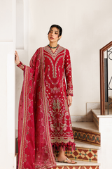 Emaan Adeel Mirabelle Festive Luxury Lawn '26 | GARDENIA GLOW
