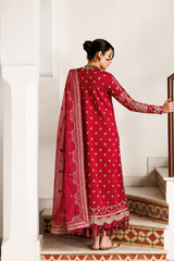 Emaan Adeel Mirabelle Festive Luxury Lawn '26 | GARDENIA GLOW