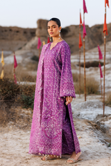 Emaan Adeel Sunlit Groove Luxury Lawn '26 | FLORAL FRENZY