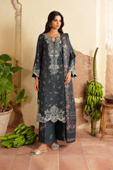 IPF-12 Embroidered Printed Linen