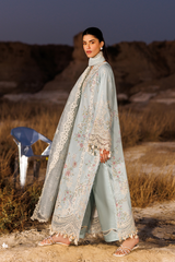 Emaan Adeel Sunlit Groove Luxury Lawn '26 | MORNING DEW