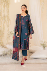 Iznik | Printed Formal | UE-379 Embroidered Pure Jacquard Silk